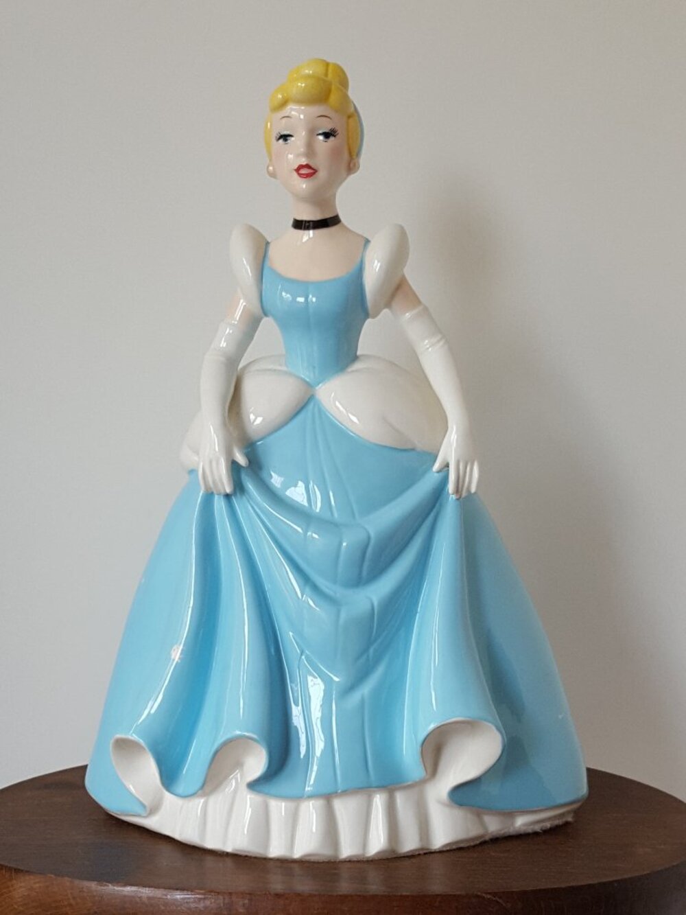 Cinderella Musical SHALL WE DANCE Blue Dress Vintage Schmid *WORKS* 12inches